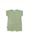 Short romper light green linen SS23211