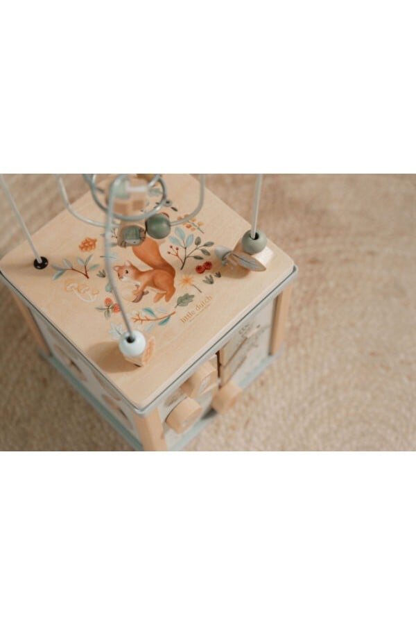 Little Dutch Wooden activity cube ´Forest friends´