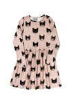 Pink dress with cats FW18105