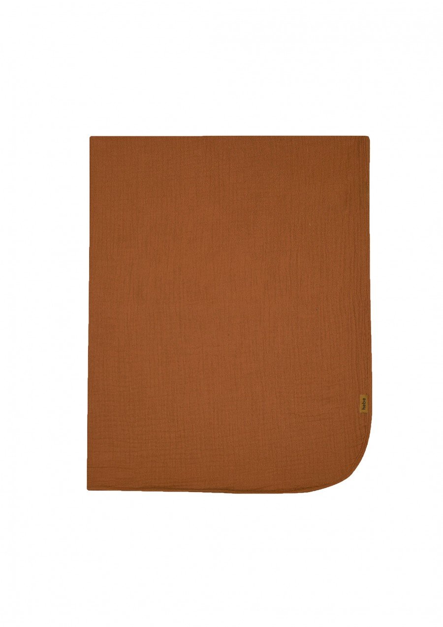 Blanket brown muslin SS24207