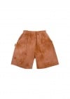 Shorts brown tie-dye muslin for boy SS23090L