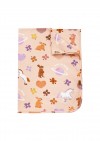 Blanket with allover unicorn print FW24110