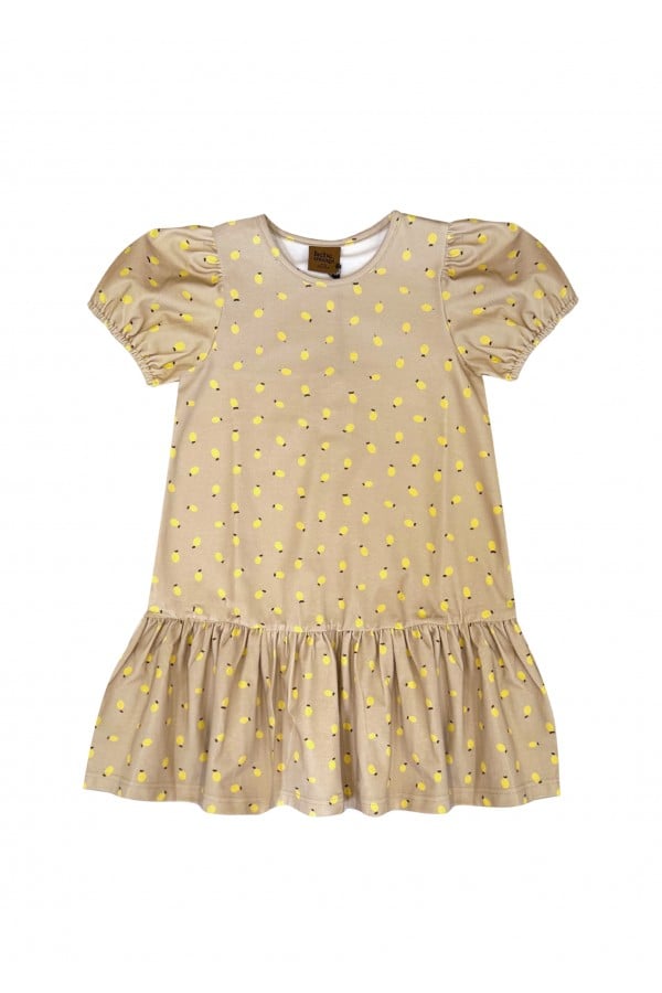 Dress with small lemon allover print 0036_S25377