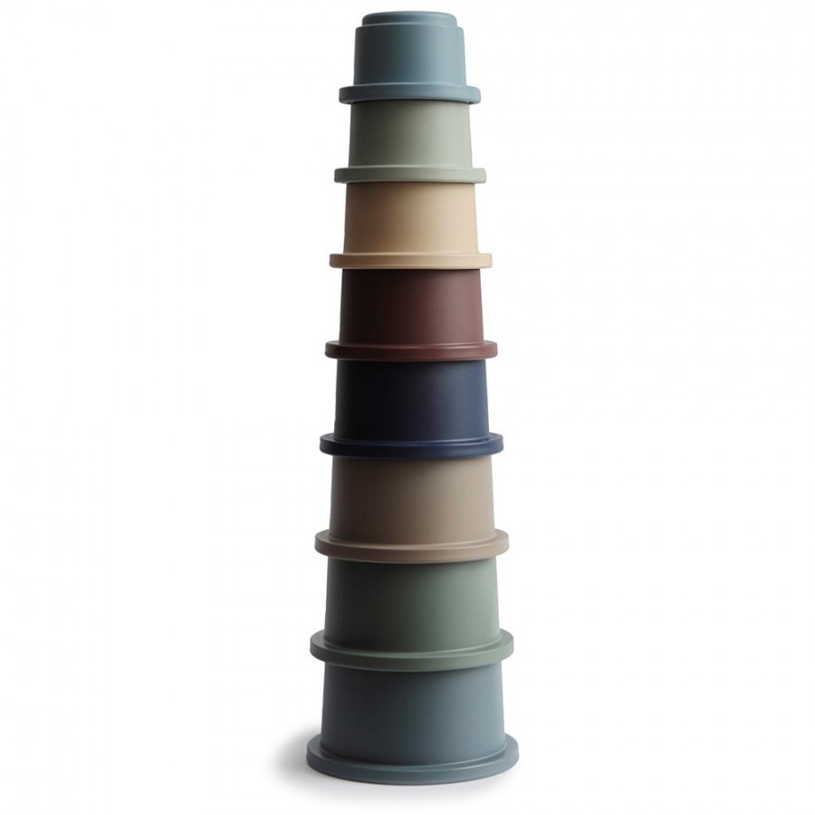 Mushie Stacking Cups - Forest 2400292