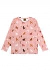 Top with poodle print FW23091