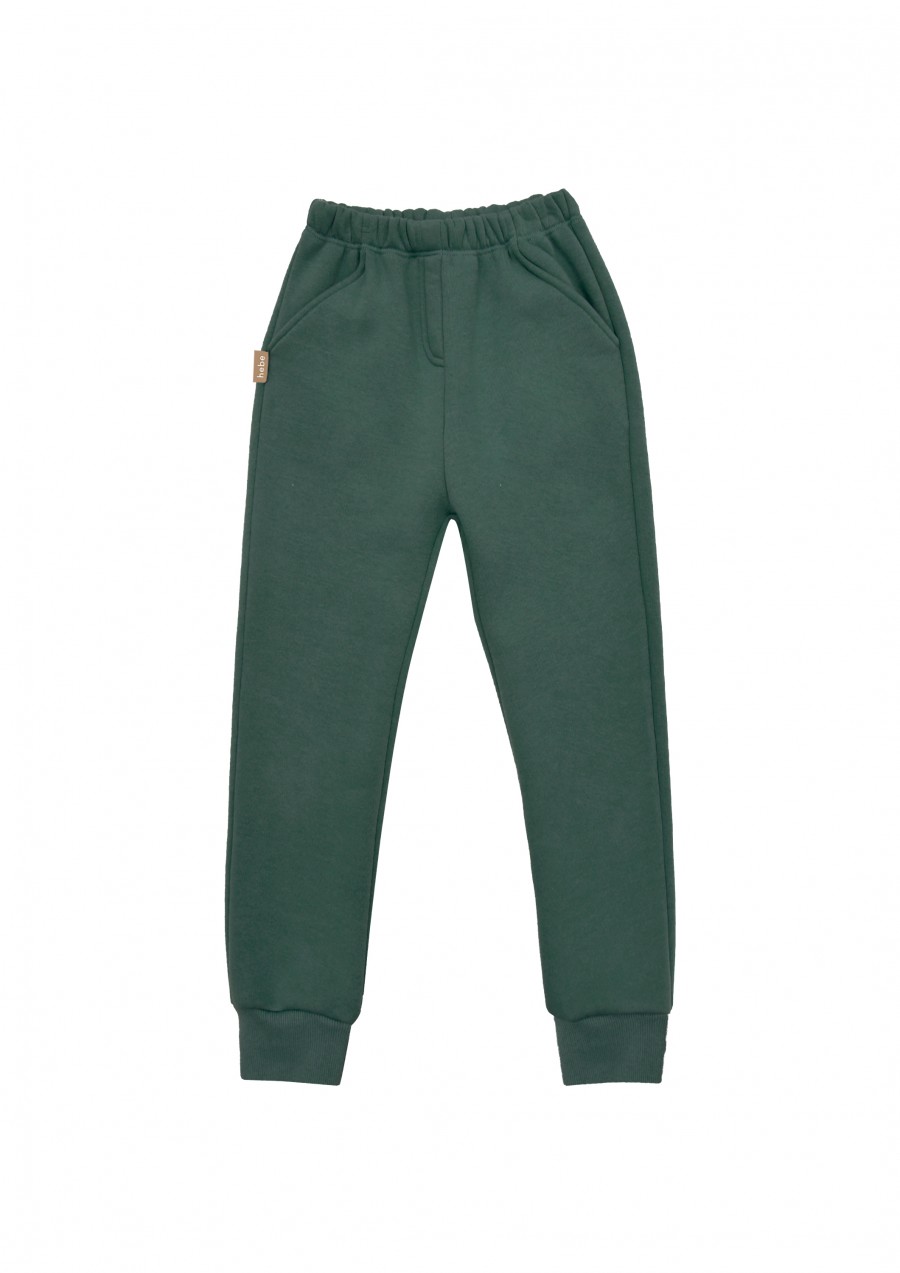 Warm pants dark green SS23280