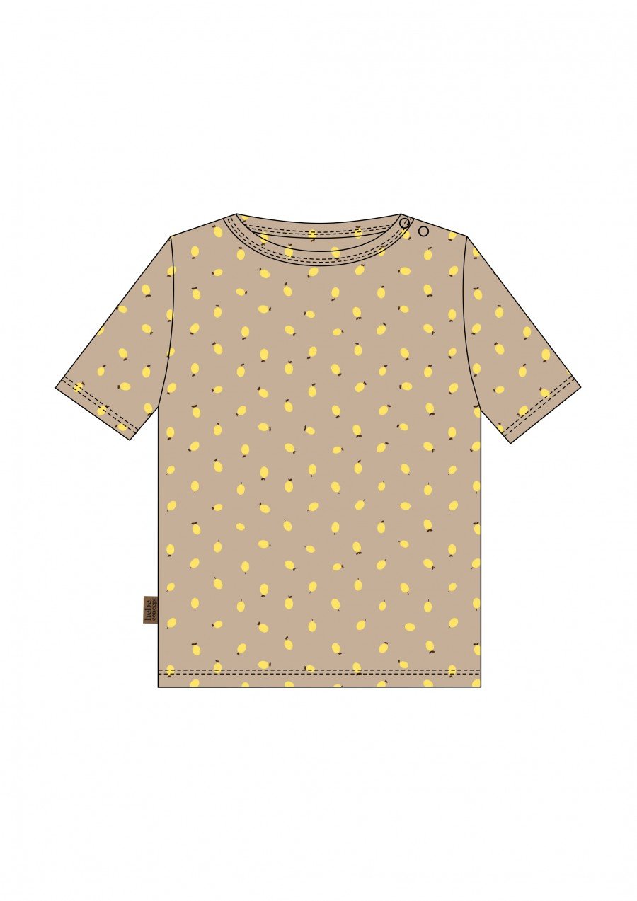 Top with small lemon allover print 0105_S25232