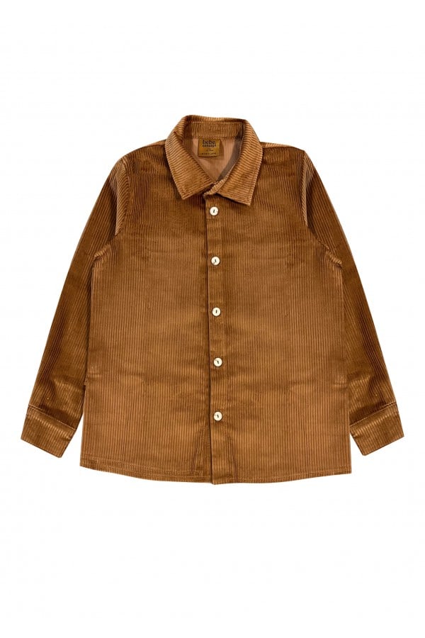 Shirt brown corduroy FW24240