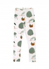 Leggings off-white with goose print SS24013L