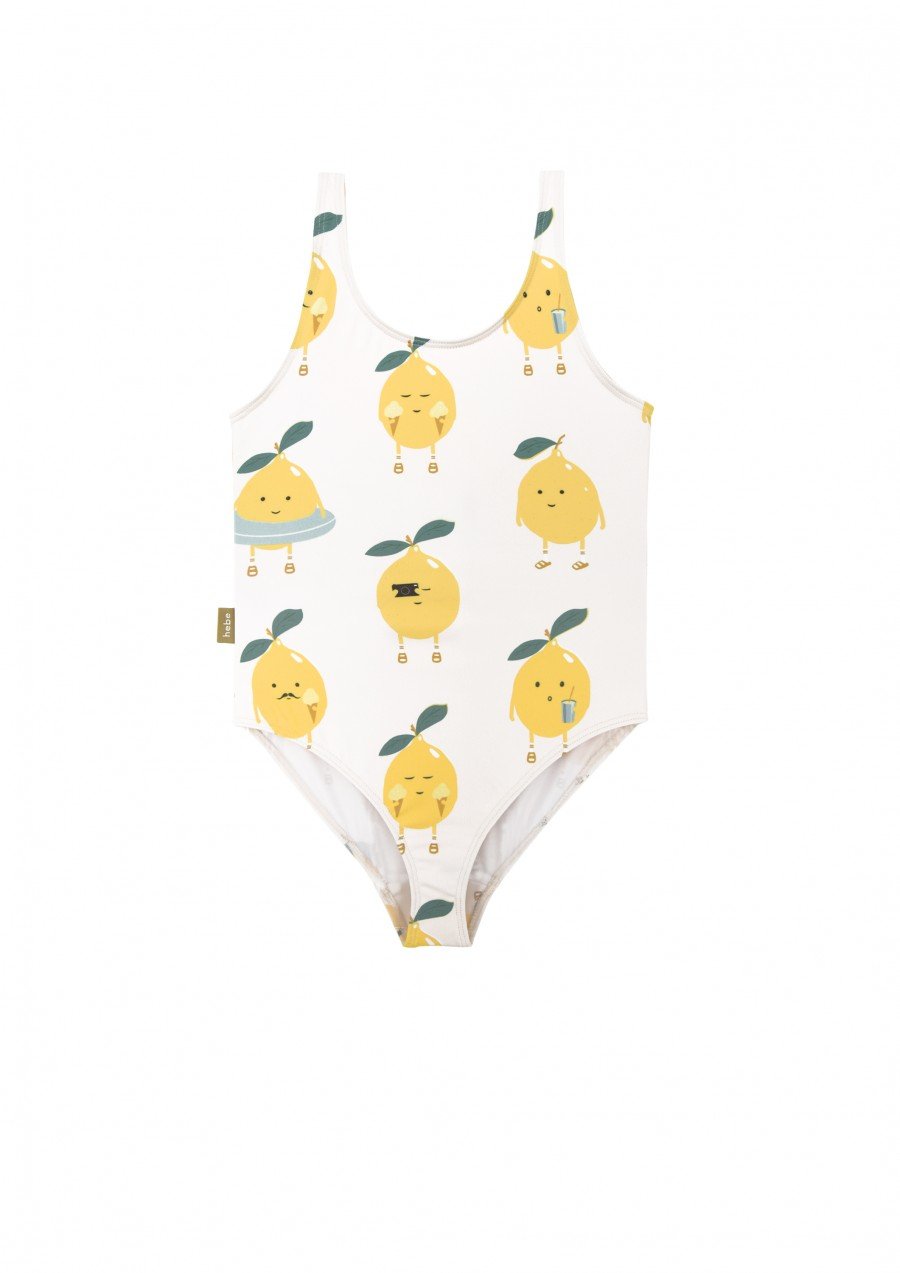 Swimsuit with lemons print SS23262