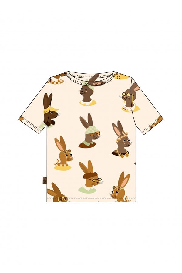 Top with bunny allover print 0105_S25164