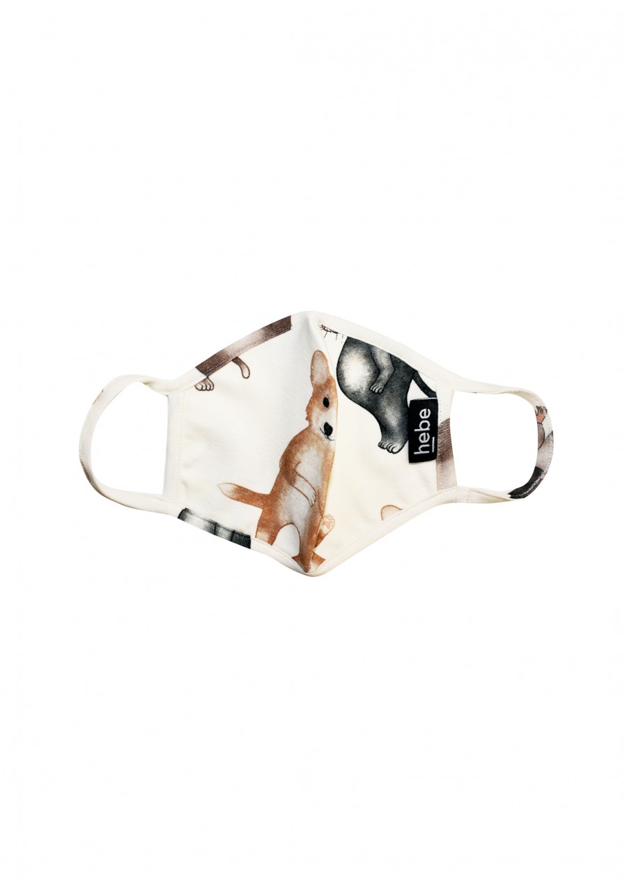 Face mask with animal print FW20254