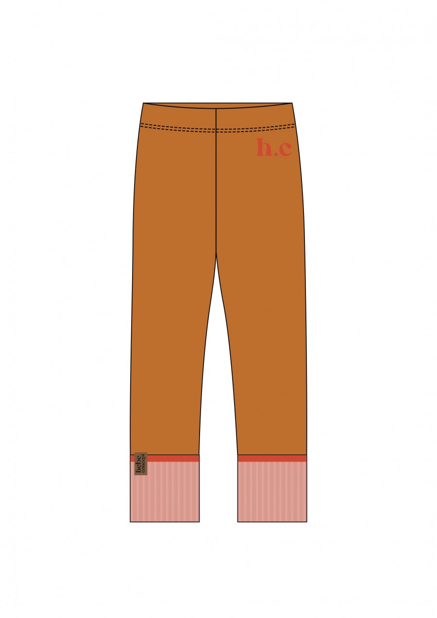 Pants merino dusty pink FW24130