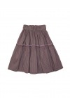 Skirt violet with ruffle FW23162