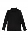 Turtleneck black ribbed FW23060L