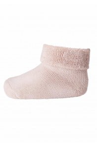 Cotton baby sock, rose dust