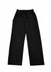 Wide pants black for female FW22211