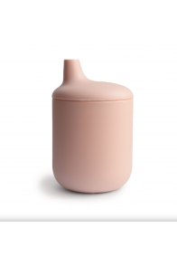 Mushie Silicone Sippy Cup - Blush