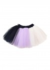 Navy blue, lavander, pink and white tulle skirt FW18139
