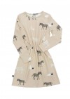Dress with zebra print SS180032