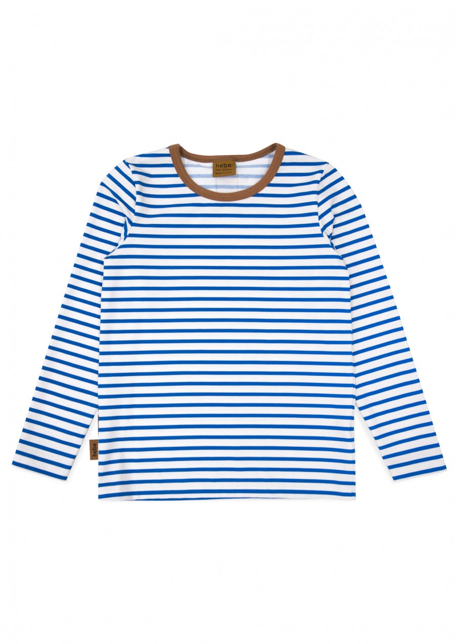 Top with blue stripes SS24260