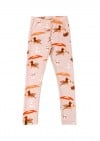 Leggings pink with dog and umbrella print SS24190