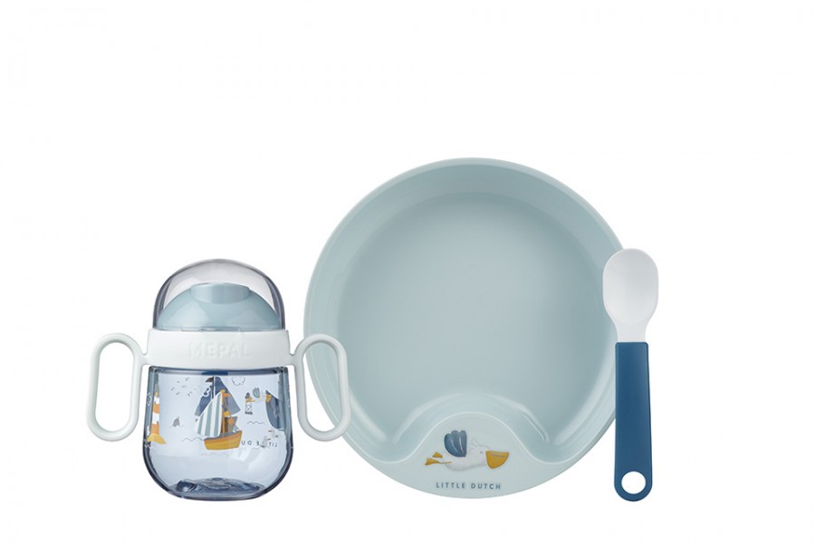 Little Dutch baby dinnerware 3-piece set ´Sailors Bay´ LD108040065244
