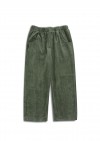 Pants green velvet with pockets 0113_F25244