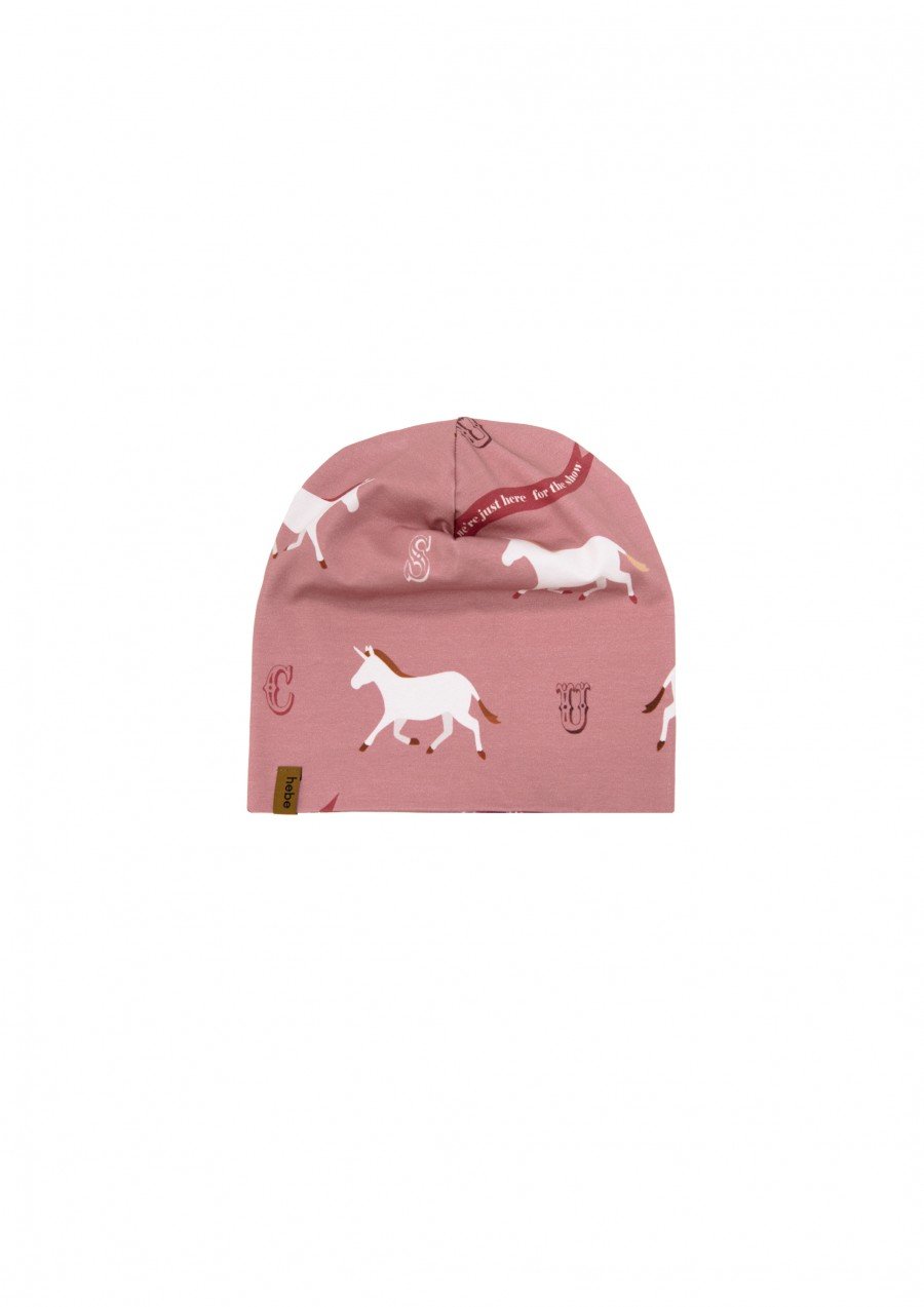 Hat with unicorn print FW23134