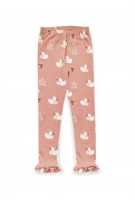 Leggings with all-over duck prin