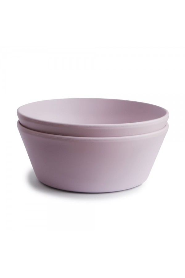 Mushie Dinner Bowl - Round - Soft Lilac