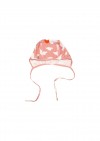 Hat for newborns with pink cloud print SS21100