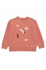 Sweatshirt pink with unicorn