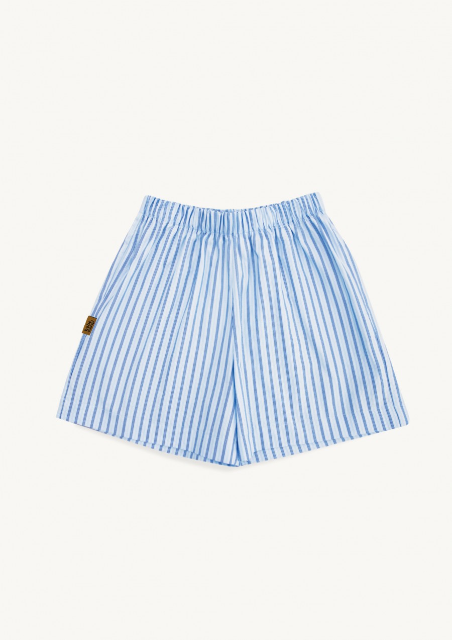 Shorts with blue stripes for female KLA24025