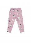 Pants pink with penguins and seals FW18256