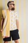 Top with lemons print for male SS23253