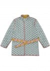 Jacket quilted fabric with print SS23127L