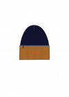 Hat merino navy with h.c. initial FW24057