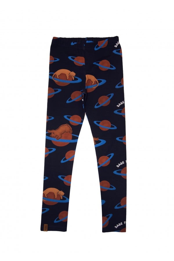 Leggings with allover planet print FW24052