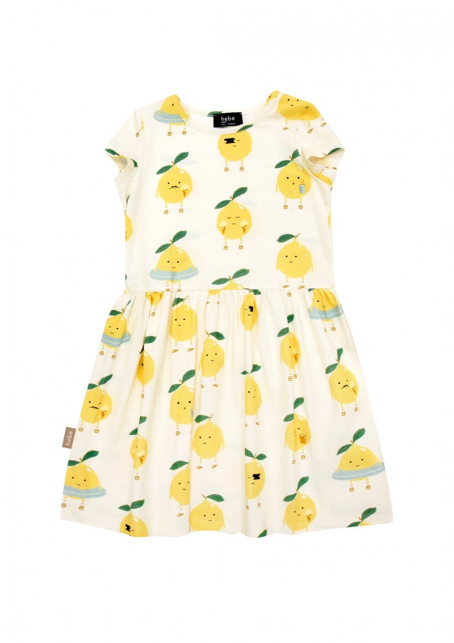 Dress with lemons print SS23249L