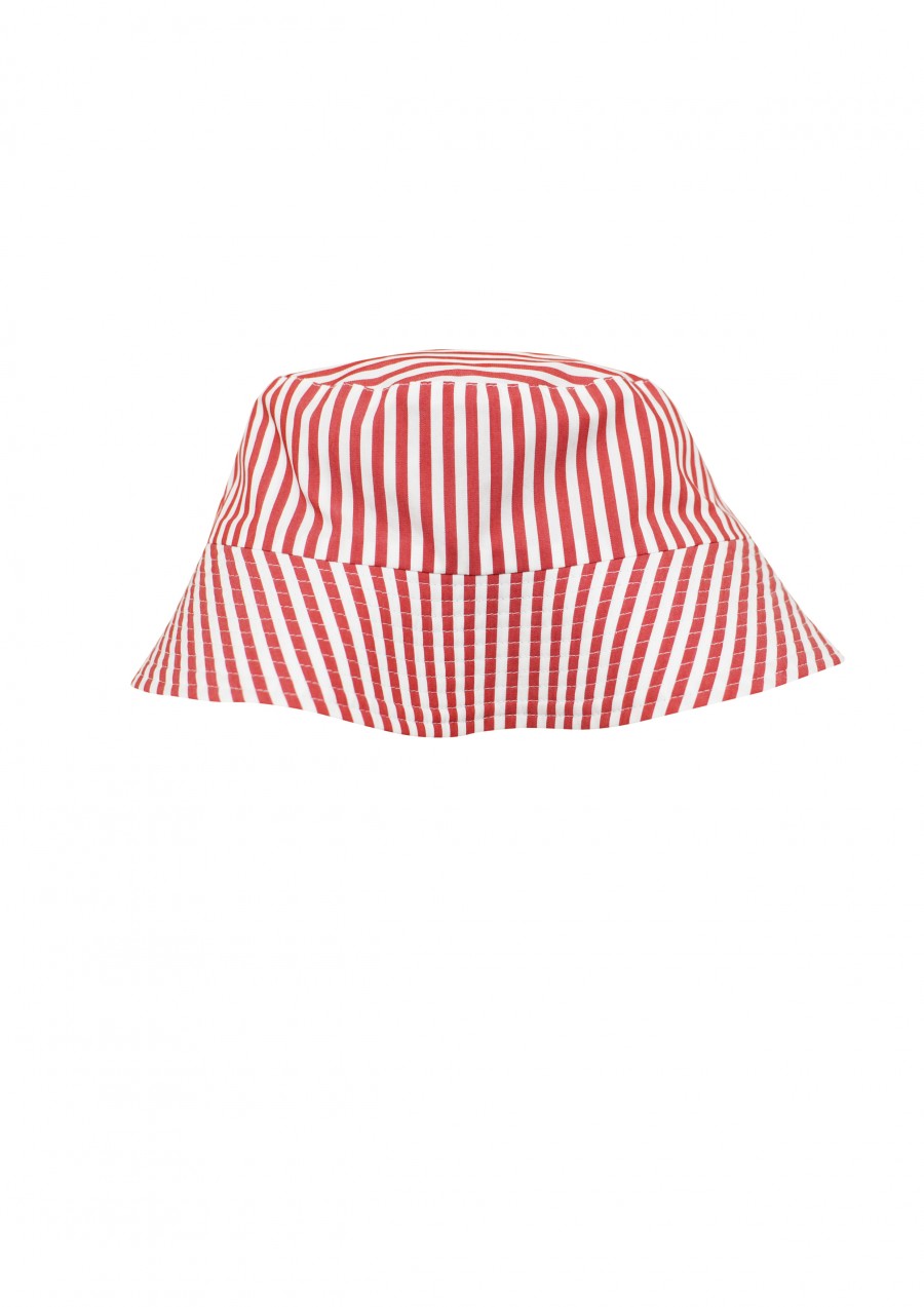 Hat with red stripes SS19014