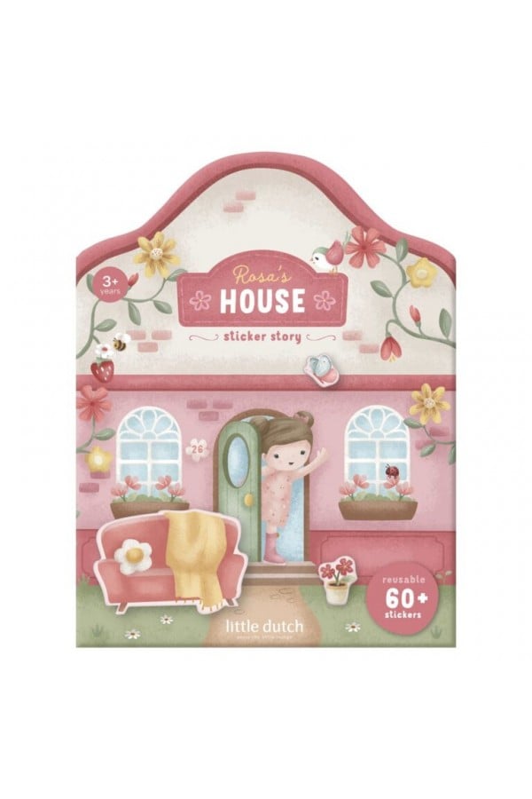 Little Dutch Reusable Sticker Story Booklet  ́Rosa& Friends ́ LD126787