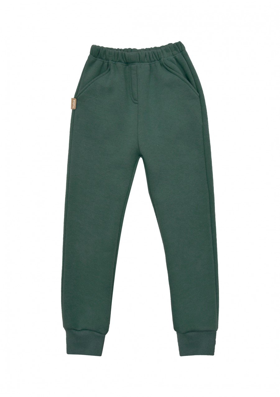 Warm pants dark green for adult SS23283