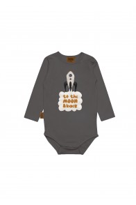 Body grey with print "To the Moon & Back