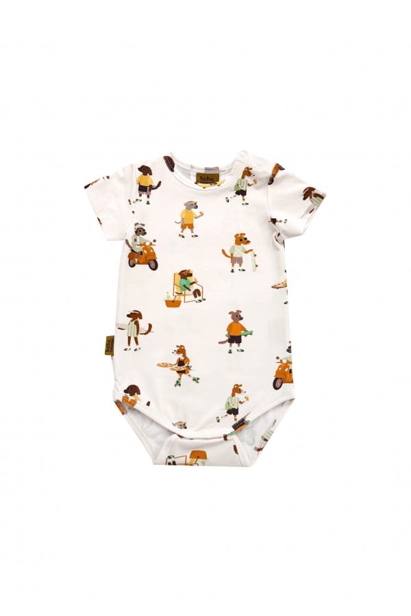 Body with allover dog allover print 0135_S25130