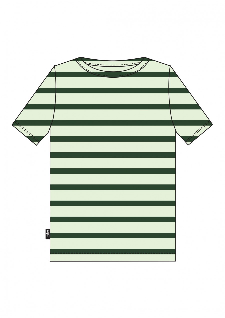 Top striped green for male SS21066