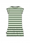 Dress striped green SS21069