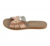 Salt-Water Slides rose gold sandals, adults 9921T