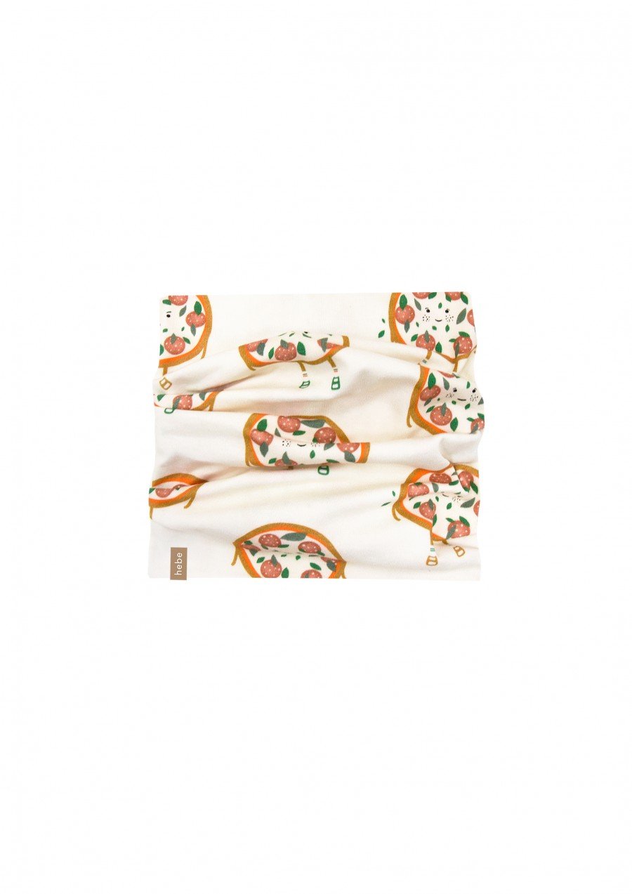 Scarf with pizza print SS23057