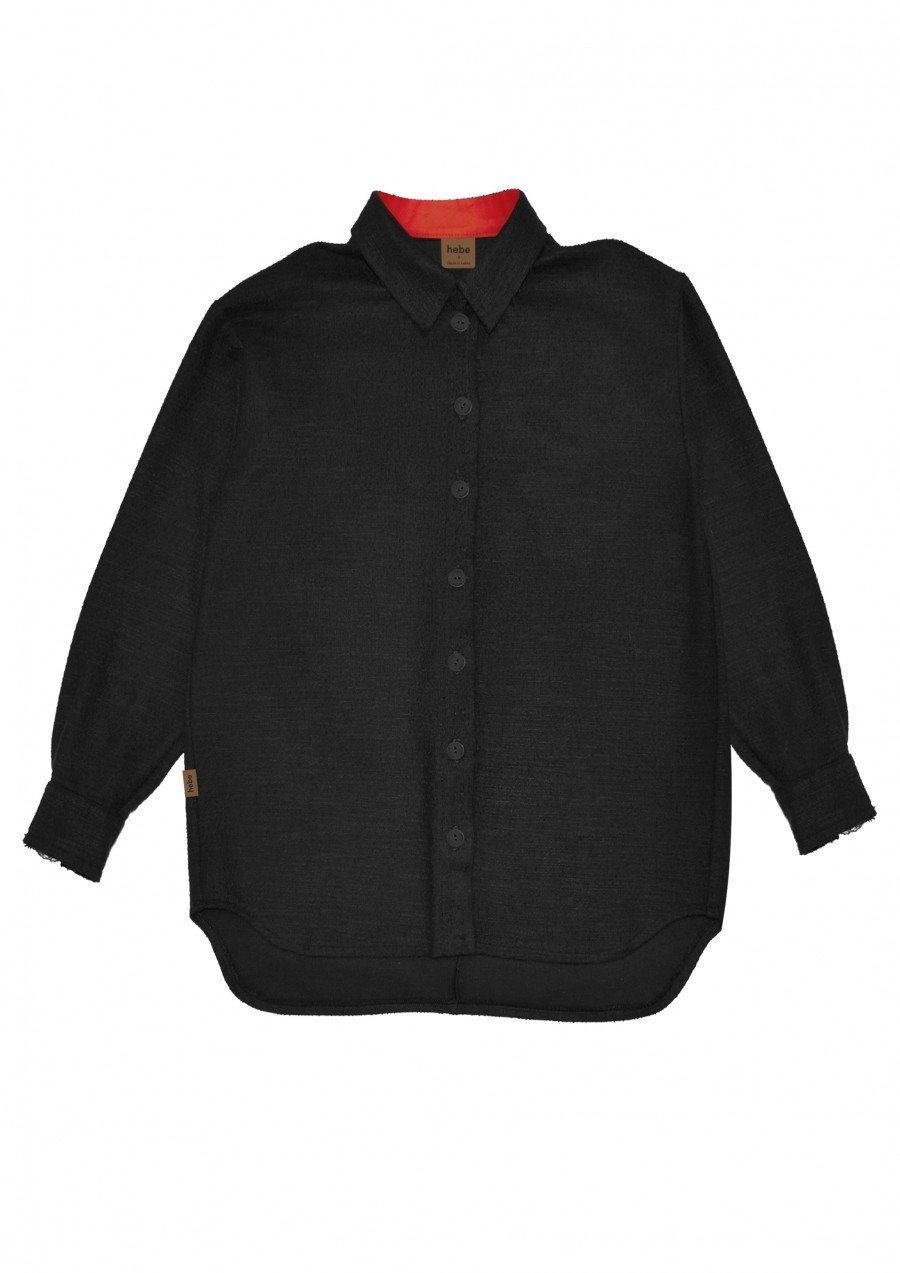 Shirt black for female FW23297